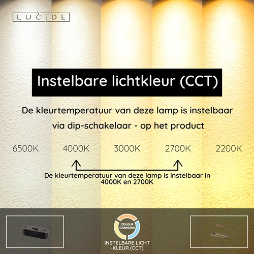 Lucide LIANE - Hanglamp - LED Dimb. - CCT - 2x40W 2700K/4000K - Roest bruin | Vibes - USP